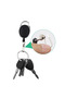 1-4Pcs Retractable Key Chain Reel Badge Holder Fly Fishing Zinger Retractor with Quick Release Sp... - 5