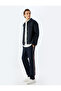 Pocket Detailed Viscose Blended Buttoned Striped Sweatpants - 2