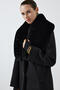 COTTON COAT WITH FUR COLLAR - 2