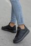 Men's Laser Skin Leather Lifestyle Casual Stylish Daily Lace-up Orthopedic Sneaker Sports Shoes - 2