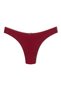 5-Piece Cotton Front Leg Lace Detailed Brazilian Women's Panties - 2