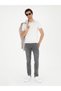 White Slim Fit Zippered Polo Neck Knitwear T-Shirt 50285434-Vr013 - 4