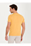 Mustard Crew Neck Slim Fit T-Shirt 50265869-Vr072 - 5