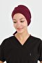 Lycra Doctor Nurse Surgical Cap Chef's Cap Work Bandana, Burgundy - 4