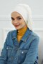 Flowy Combed Cotton Bonnet, B-25, Cream - 7