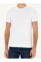 White Slim Fit Crew Neck T-Shirt 50284773-Vr013 - 6
