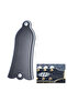 2 Holes Bell-shaped PVC Truss Rod Cover Plate Scroll Plate for Gibson LP SG Flying V ES Guitar Black - 8