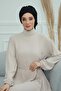 عمامة جاهزة من الشيفون بتصميم مطوي، HT-107، HT-107، أسود - 3