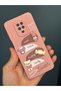 Redmi Note 9 Pro/9S Case Design Patterned Camera Protected Rabbit Pink Soft Silicone Cover - 5
