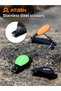 black Fishing Nipper, Multifunctional Stainless Steel Fishing Cutting Tool Fishing Line Clippers Nip - 8