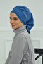 Pleated Ready-To-Wear Turban, Blue, Ht-91 - 4