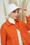 Hat with Visor, S-1, White - 4