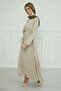 Gold Accessory Design Chiffon Ready-To-Wear Turban, Ht-28, Ht-28, Khaki Green - 3