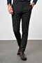 Men's Black Flexible Slim Fit Chino Trousers with Side Pockets 1003245108 - 5