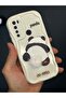 Redmi Note 8 Case Designed Patterned Camera Protected Panda White Tassel Silicone Cover - 3