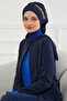 Gold Accessory Design Chiffon Ready-To-Wear Turban, Ht-28, Ht-28, Navy Blue - 6