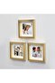 Gold 14X14Cm Pola Square Photo Frame with Adhesive Removable Mat - Pack of 3 - 2