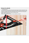 7 Inch Carpentry Triangle Ruler Adjustable Multi Function Carpenter Layout Square Woodworking Too... - 5