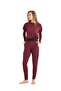Women's Claret Red Viscous Single Bottom C3T4N6O15