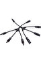 1 Pair 3 to 1 Y Branch Connector with 4mm2 solar cable MMMF /FFFM For Solar PV System Y Solar Pan... - 5