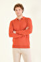 Men's Half Zip Polo Collar Sweater Tile - 3