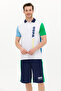 Men's White Polo Neck T-Shirt 50263442 -Vr013 - 3