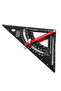 7 Inch Carpentry Triangle Ruler Adjustable Multi Function Carpenter Layout Square Woodworking Too... - 7