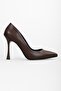 Women's Mags Brown Skin Stiletto - 2