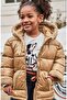 Girl's Fur Detailed Coat