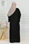 Turquoise Dress 8008 Black - 2