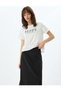 Cotton Crew Neck Short Sleeve Printed T-Shirt - 2