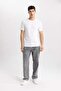 Slim Fit Crew Neck Short Sleeve T-Shirt White - 2