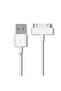1m WHITE USB Cable For iPhone 4 s 4s 3GS 3G iPad 1 2 3 iPod Nano itouch 30 Pin Fast Charging USB Cab