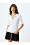 Polo T-Shirt Ribbed Short Sleeve Cotton Slim Fit - 3