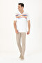 Men's Orange Polo Neck T-Shirt 50263514-Vr051 - 4