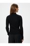 Basic Knitwear Turtleneck Sweater Long Sleeve Textured - 4