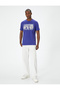 Cotton Short Sleeve Slogan Printed Crew Neck T-Shirt - 2