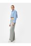 Modal Fabric Sweatpants Wide Leg Tie Waist - 2
