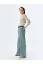 Long Sleeve Textured Slim Fit Stand Collar Knitwear Sweater - 2