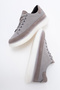 Monster Gray Fabric Cloth Daily Orthopedic Comfortable Memory Transparent Sole Sports Sneaker Shoes Gamelu - 6