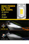 H1 6000K White Katur 2Pcs H1 LED Bulbs Error Free Car Headlight for Renault Captur Duster VW Ford Fi - 4
