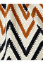 Geometric Patterned Asymmetric Halter Neck Top with Ring Detail - 6