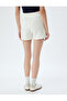 Sweat Shorts with Lace-Up Waist and Pocket Detail, Viscose - 4