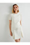 X Tuba Ünsal - Mini Belted Pleated Dress - 2
