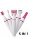 5 IN1 Women Electric Epilator Hair Shaver Trimmer For Eyebrow Bikini Leg Underarm Facial Hair Rem... - 7