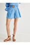 X Melis Ağazat - Floral Pleated Shorts with Pockets, Comfortable Fit, Cotton - 3