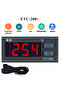 ETC-200+ Temperature Controller Microcomputer Digital Thermostat Mini Temp Control Refrigeration ...