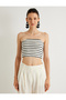 X Melis Ağazat - Color Contrast Strapless Bustier - 3