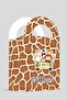 Safari Pastel Themed Bag 18x10 cm *8-Pack