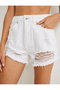Şahika Ercümen Mini Frayed Shorts - 5
